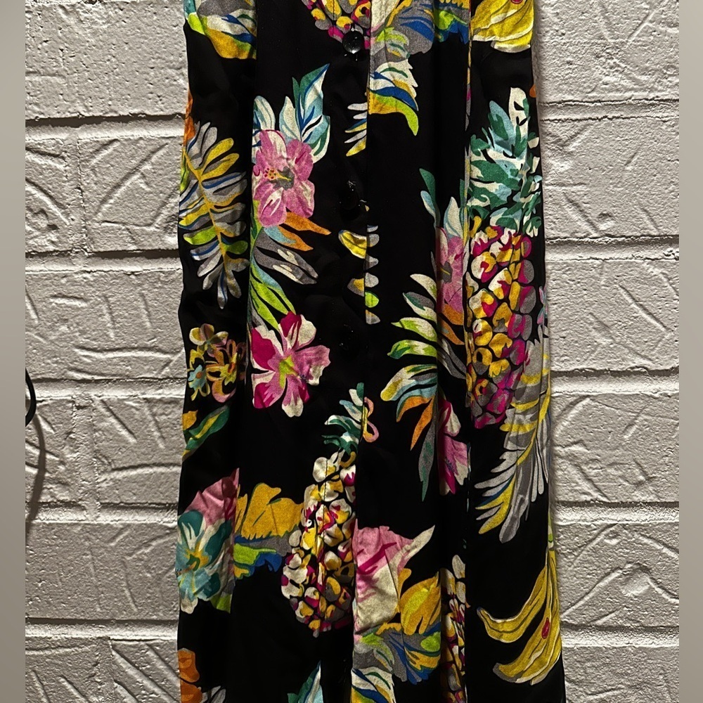 New Le Superbe Mai Tai Might I Dress in Black Tropi Cali Size 0 - Picture 7 of 13